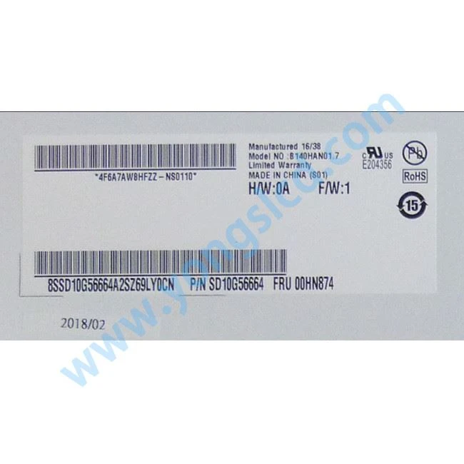 B140HAN01.7 lcd screen display